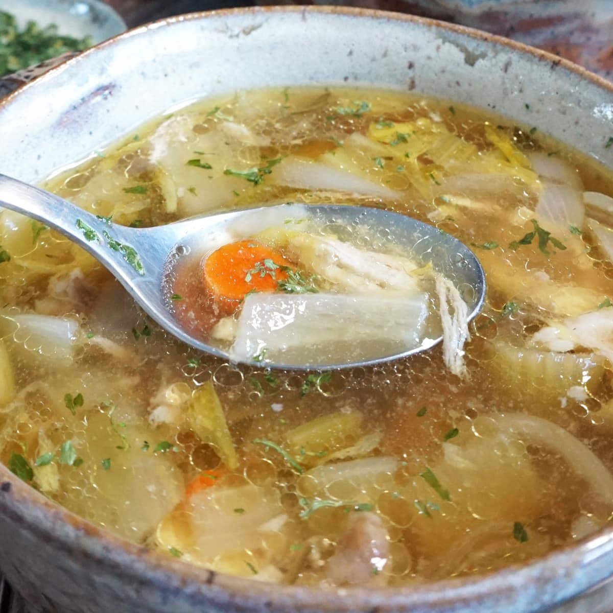 Chicken No Noodle Soup: A Comforting Broth